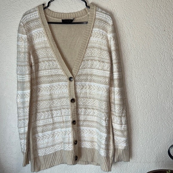 The Limited Cream Boyfriend Cardigan Size M - Picture 1 of 5